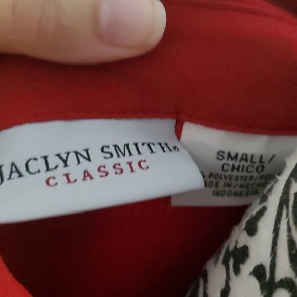 Jaclyn smith small womens classic button down blouse - Picture 3 of 3